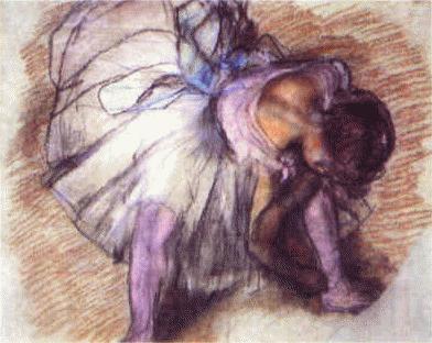 Edgar Degas Dancer Adjusting her Slippers Germany oil painting art